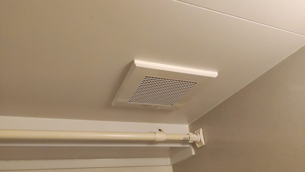 浴室換気扇　交換後